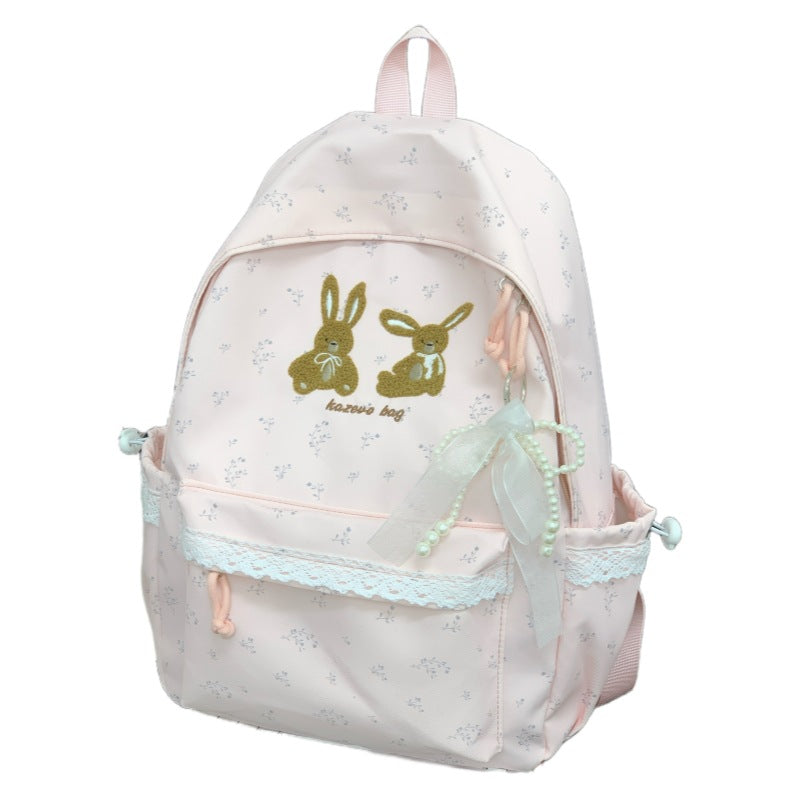 Cute Bunny-Themed Casual Backpack Stornfield