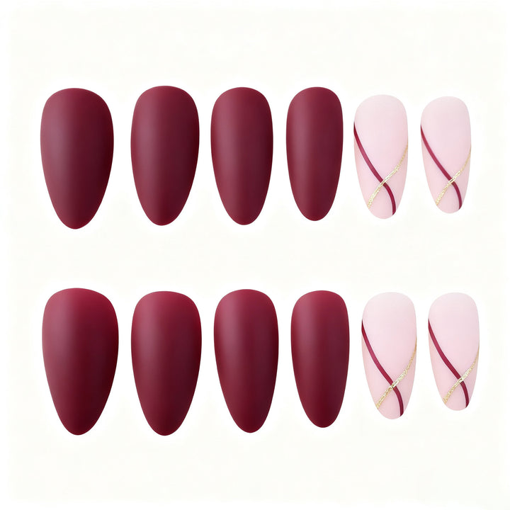 Elegant Matte Nail Art Enhancements Stornfield