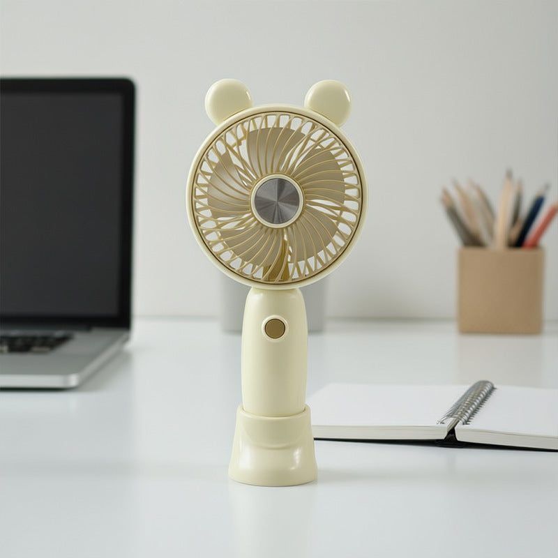Ladies Portable Mini Fan with Cute Animal Design Stornfield