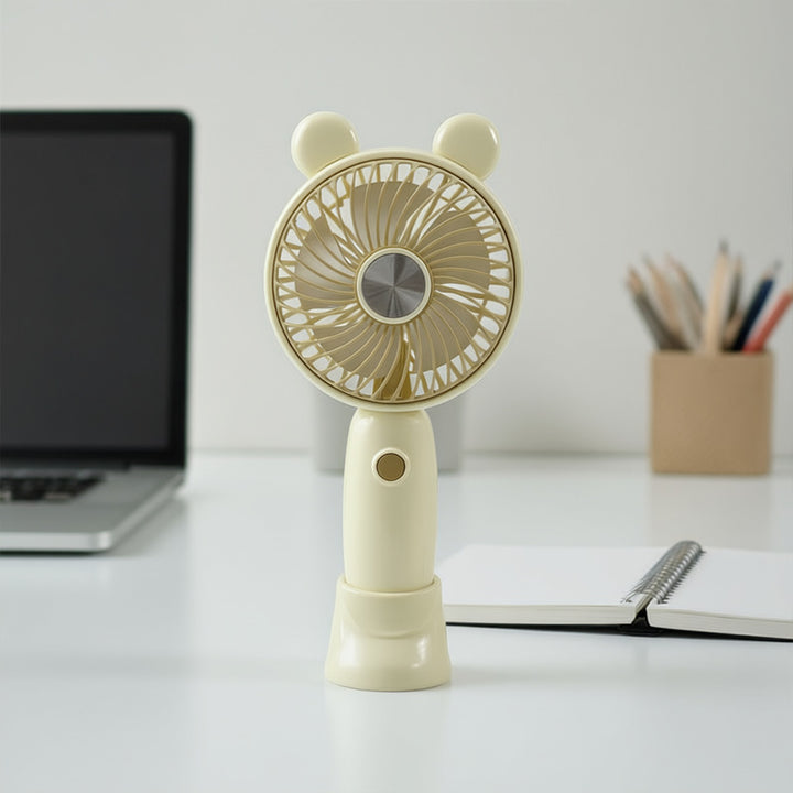 Ladies Portable Mini Fan with Cute Animal Design Stornfield