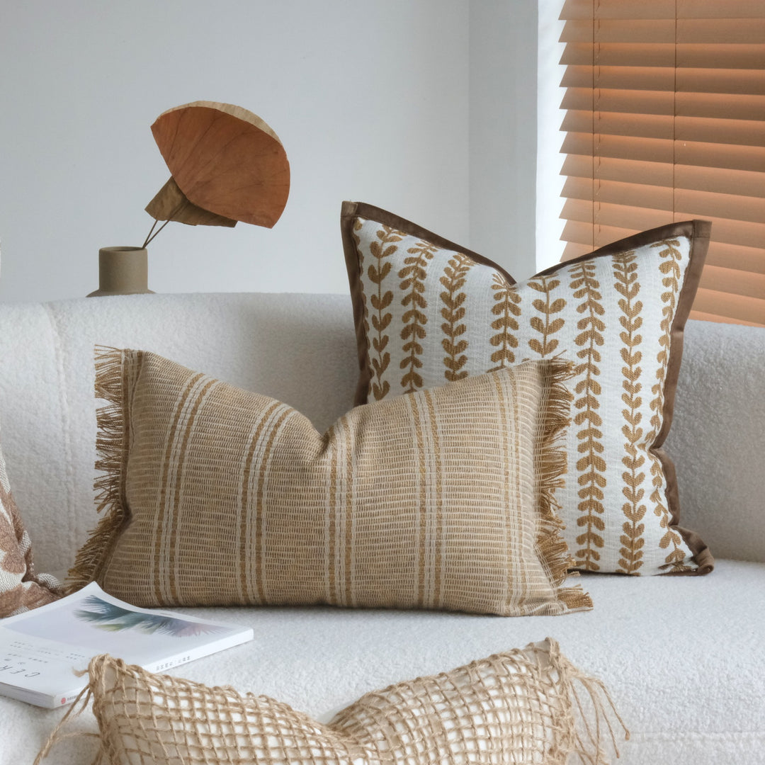 Decorative Textured Throw Cushion for Home Decor