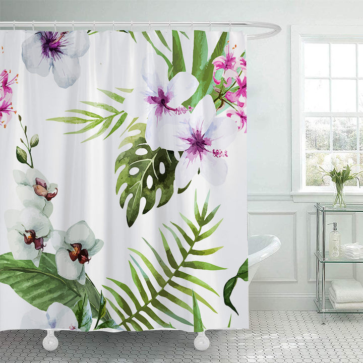Botanical Illustration Shower Curtain Stornfield