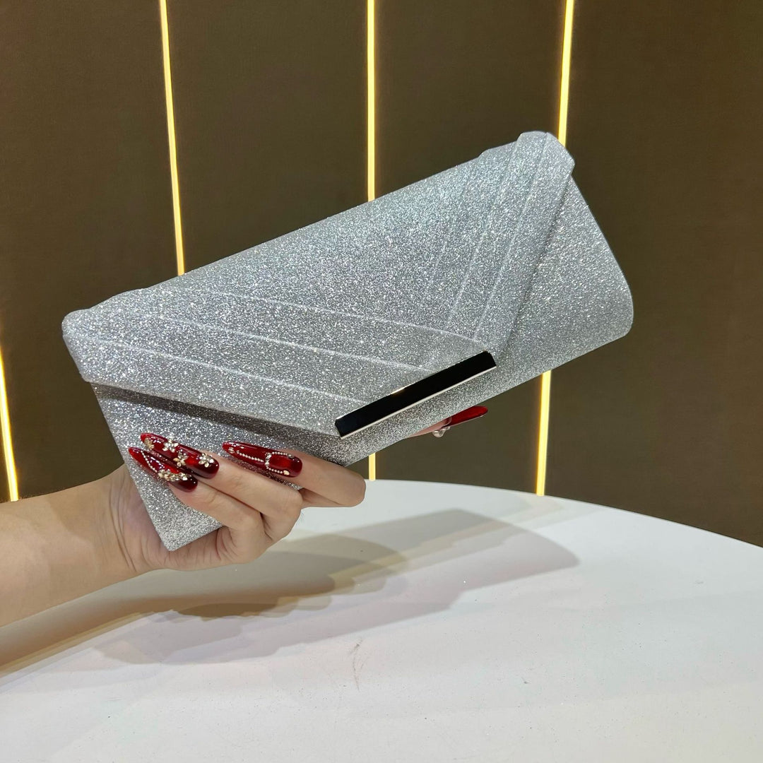 Sparkling Glittered Evening Clutch