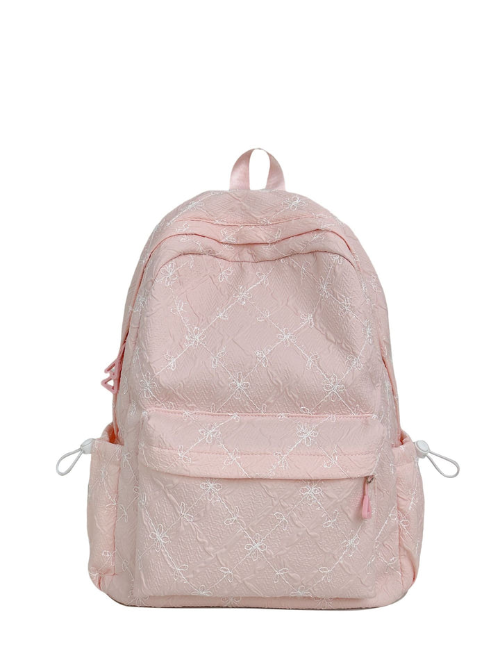Backpack with Stylish Embossed Design and Multiple Compartments Stornfield