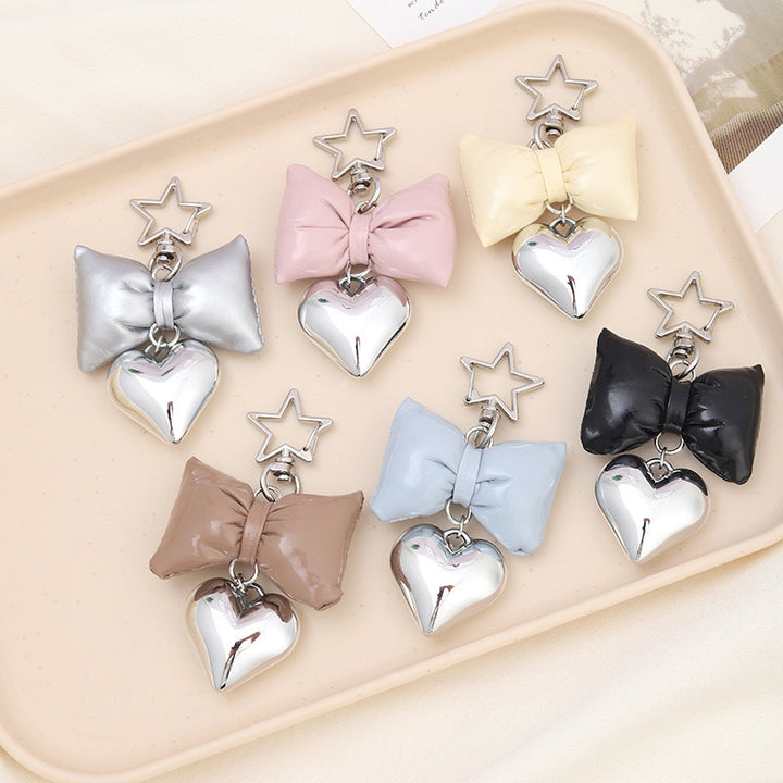 Cute Bow and Heart Keychain Stornfield