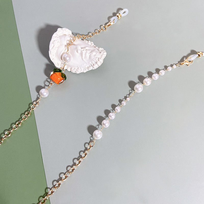 Elegant necklace with pearls and rubies Stornfield