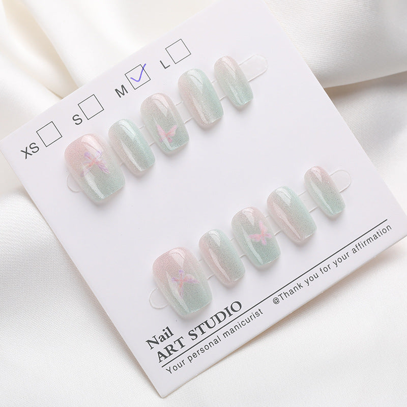 Shimmering Dragonfly Design Press-On Nails Stornfield