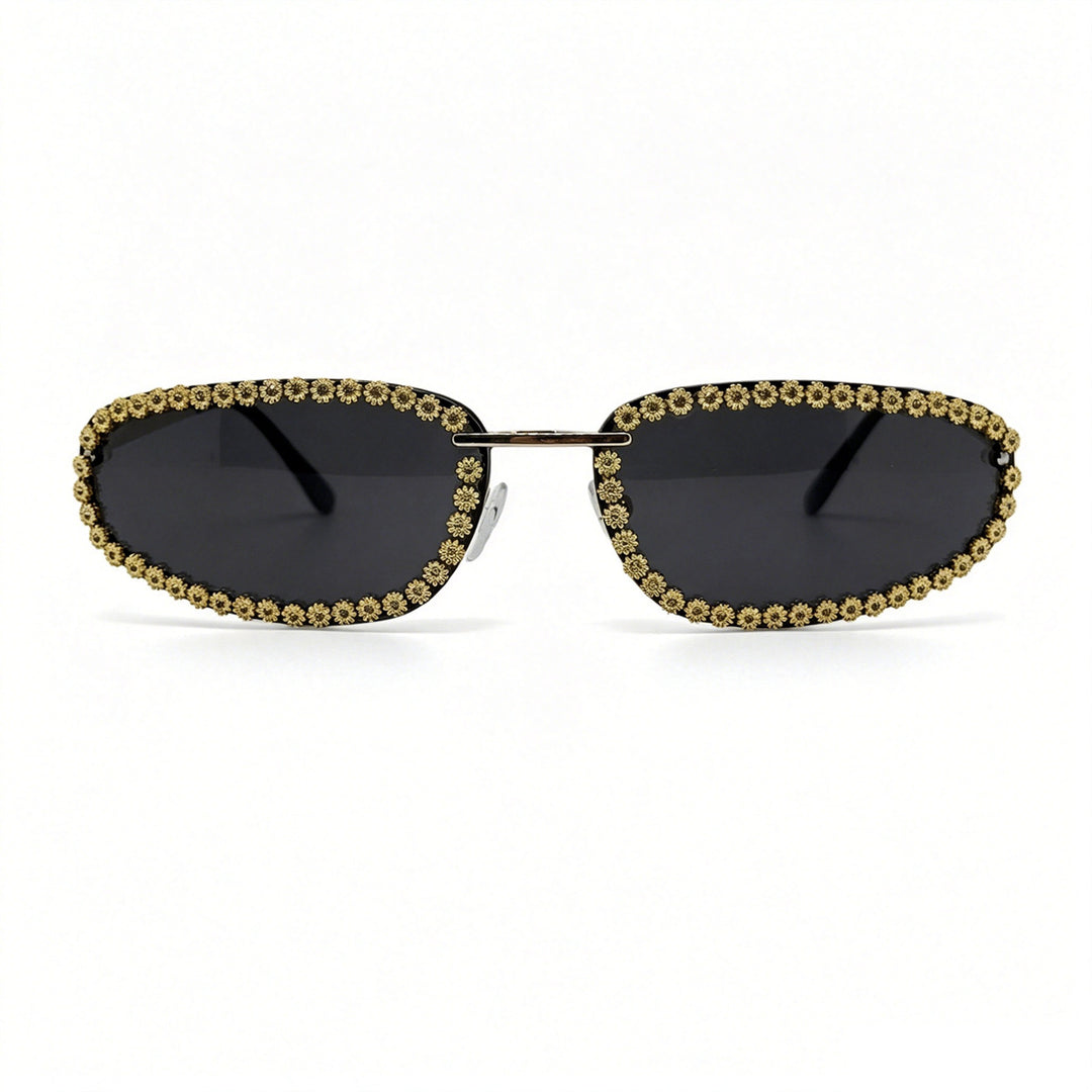 Ladies fashionable sunglasses with sparkling stone embellishment Stornfield