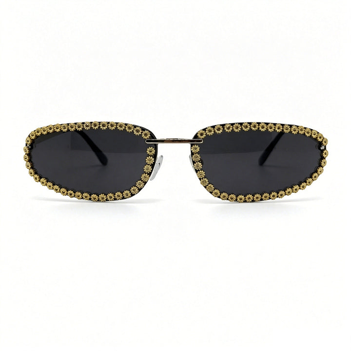 Ladies fashionable sunglasses with sparkling stone embellishment Stornfield