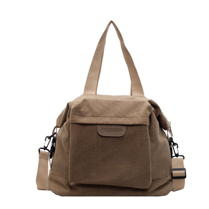 Corduroy Casual Shoulder Tote Bag Stornfield