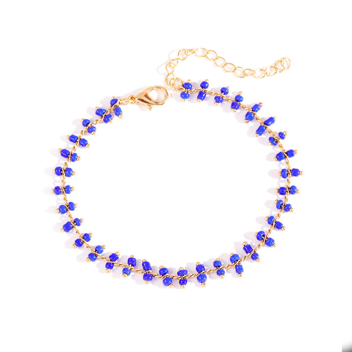Delicate Beaded Ankle Bracelet Stornfield