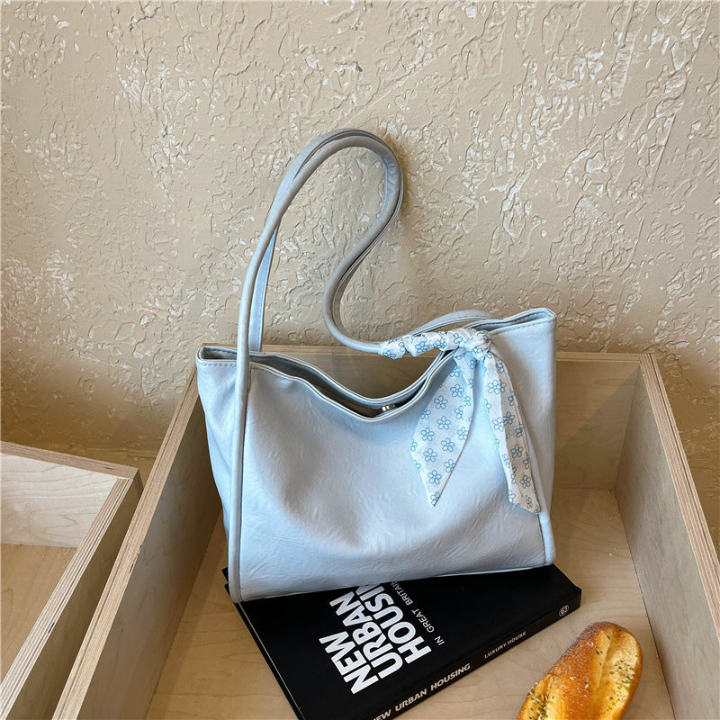 Stylish Bow-Accent Handheld Bag
