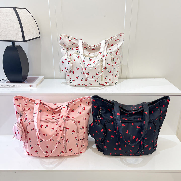 Functional Floral Print Tote Bag Stornfield