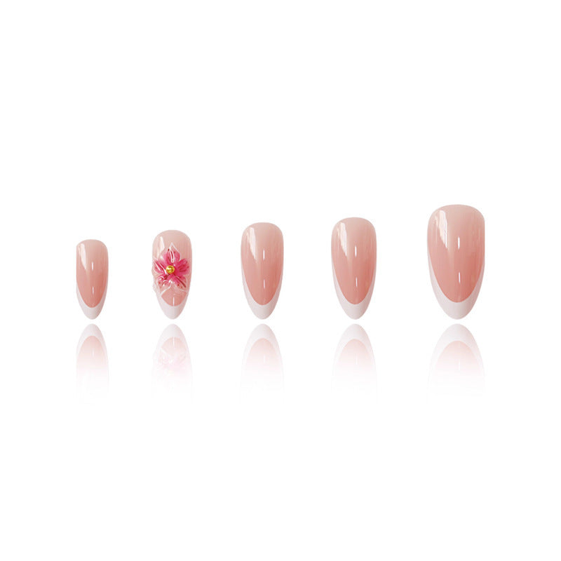 Elegant Floral Design Press-On Nail Extensions Stornfield