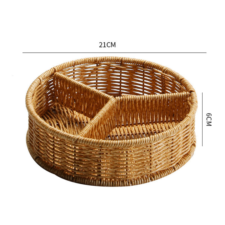 Multi-Sectional Woven Storage Basket Stornfield