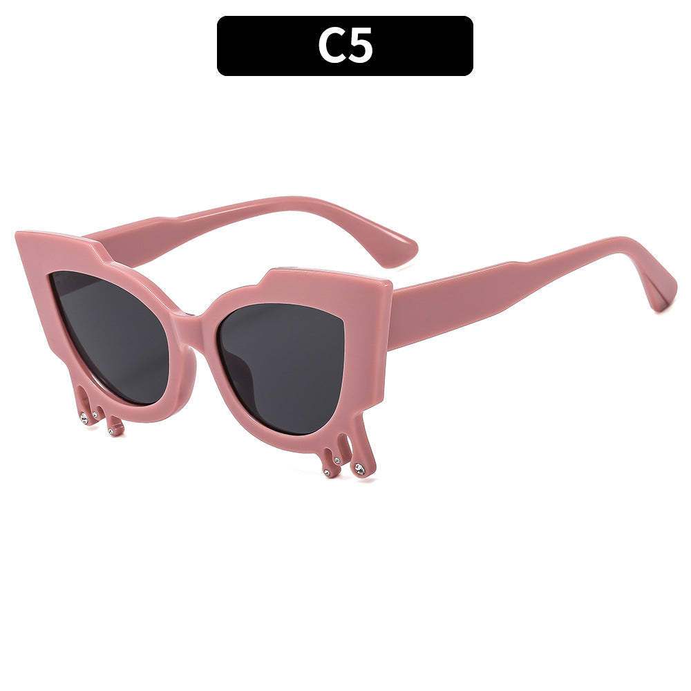 Unique Artistic Cat-Eye Sunglasses