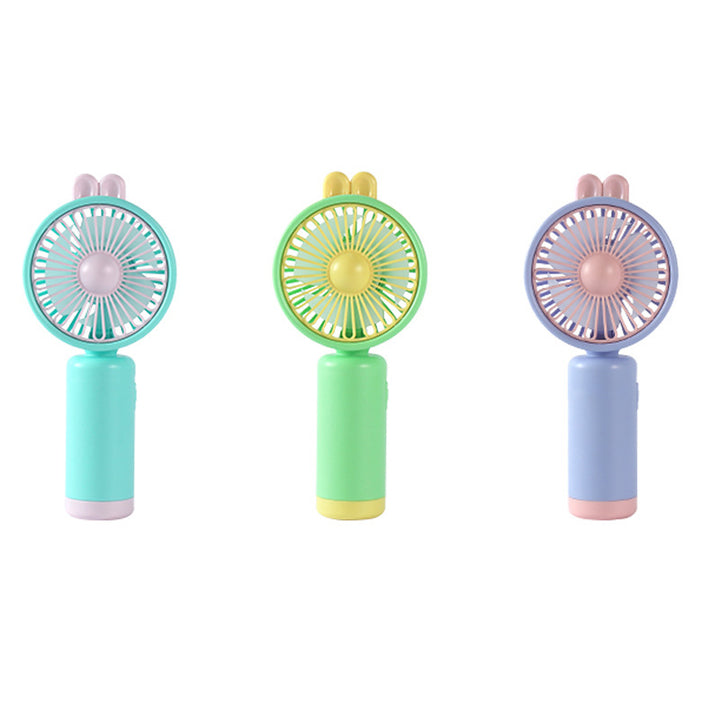 Women's portable hand fan with cute bunny ears design Stornfield