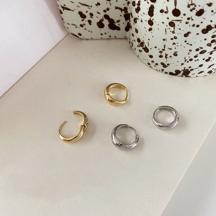 Fashionable hoop earrings with sleek design Stornfield