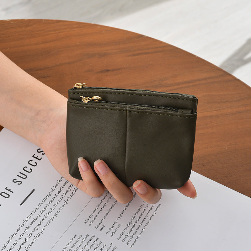 Compact Zippered Storage Coin Pouch Stornfield