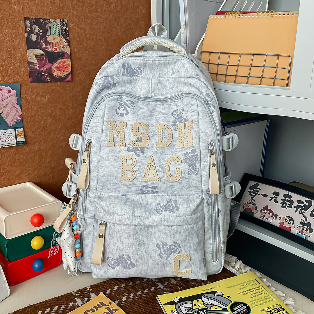 Stylish Embroidered Casual Backpack Stornfield 1791205709