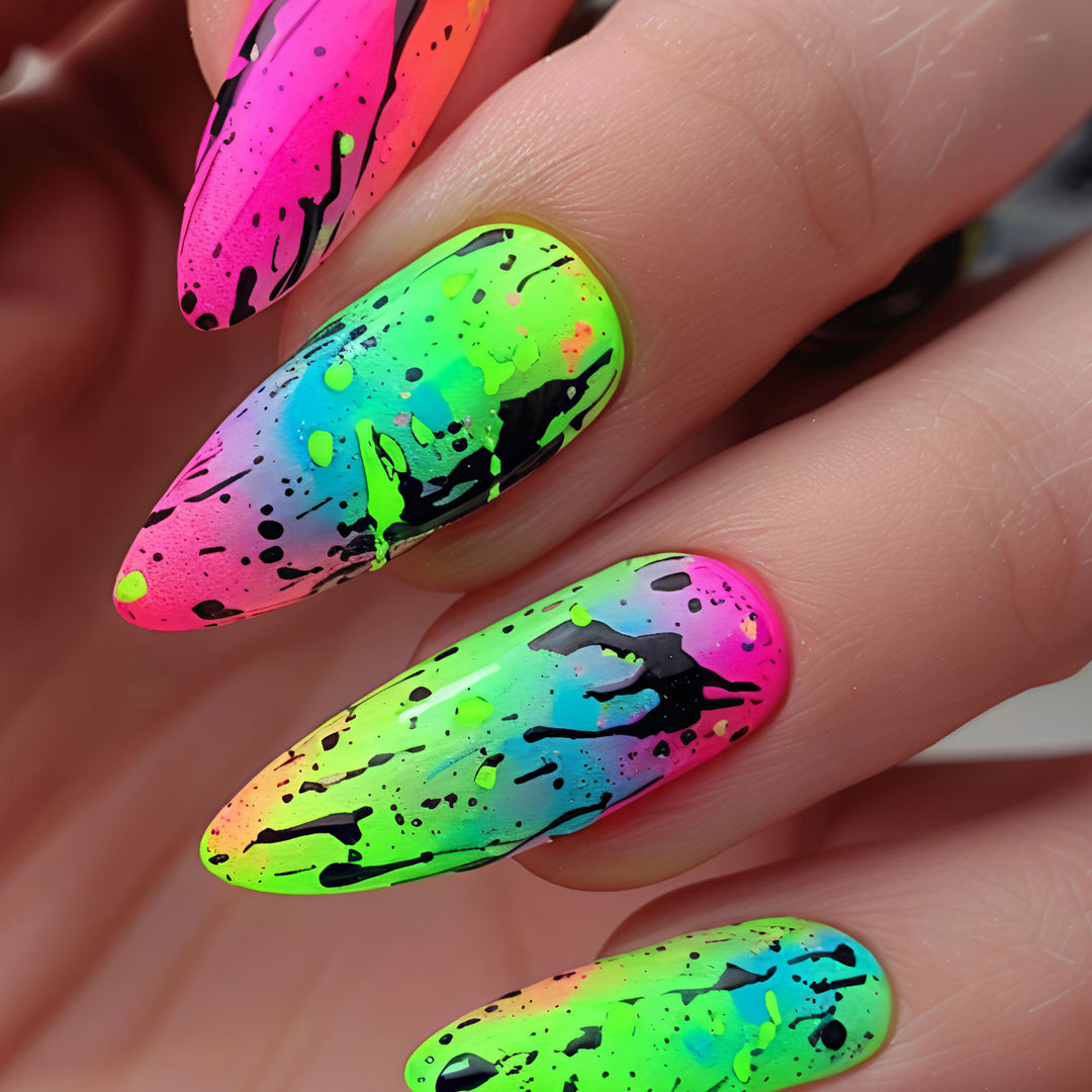 Creative Neon Nail Art Stornfield