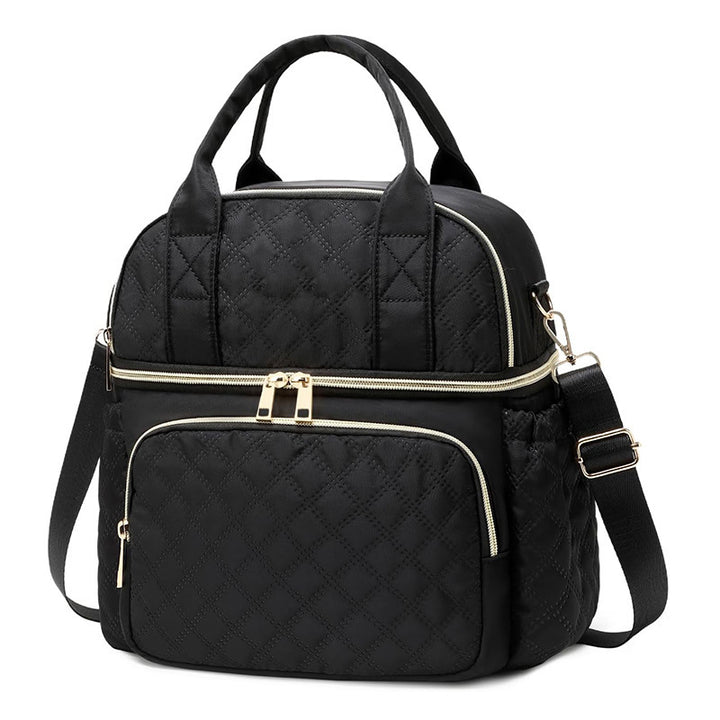 Elegant and Spacious Quilted Shoulder Bag Stornfield