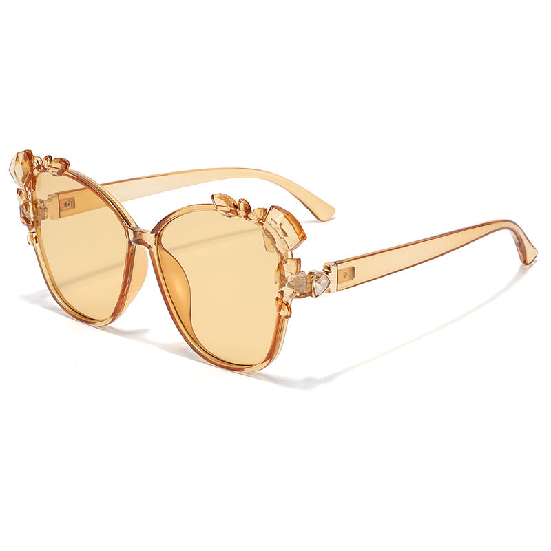 Glamorous Cat-Eye Sunglasses with Crystal Embellishments Stornfield