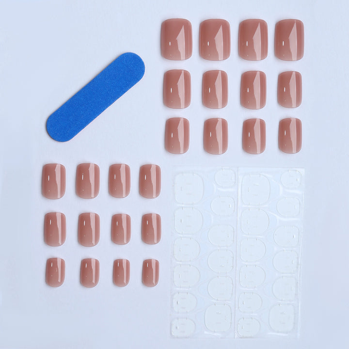 Elegant artificial nails with glossy finish Stornfield