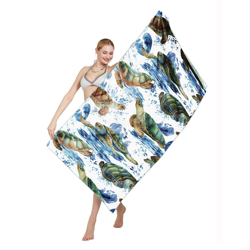 Beach towel with creative mandala design Stornfield