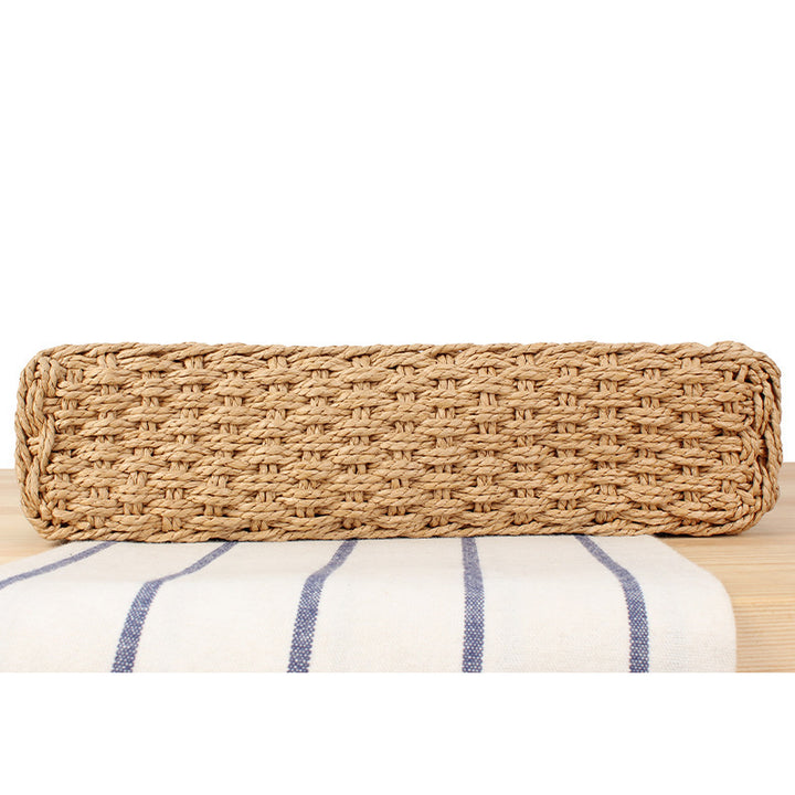 Braided tote bag with double carrying handles Stornfield