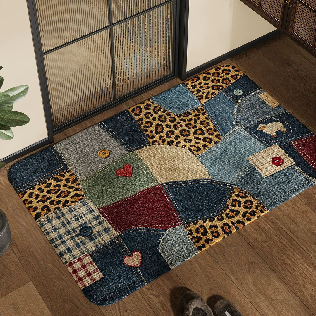 Fun and Colorful Patchwork Area Rug Stornfield