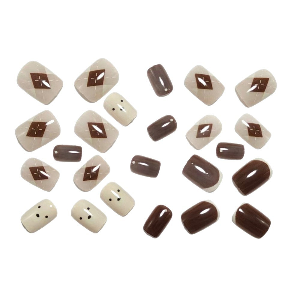 Artificial nail set with cute animal designs Stornfield