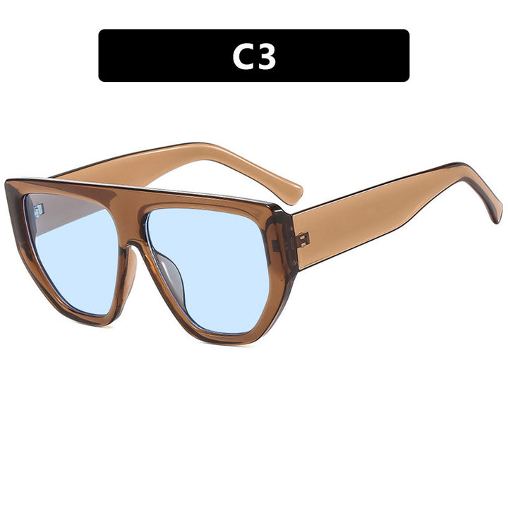 Women's fashionable oversized sunglasses with innovative Stornfield frame