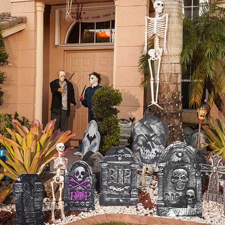 Spooky Graveyard Decorative Tombstones Stornfield