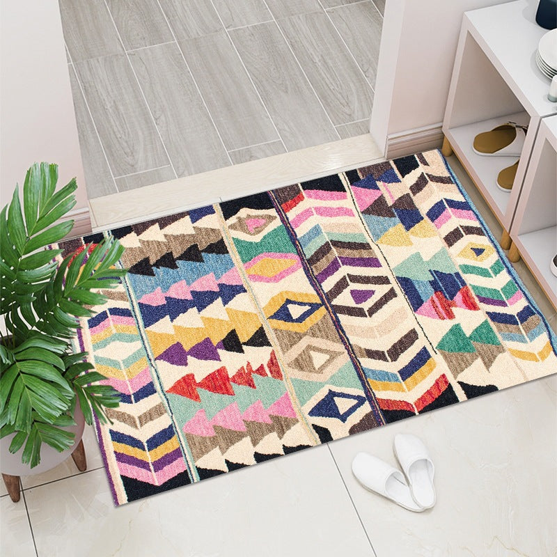 Geometric Pattern Decorative Floor Mat Stornfield