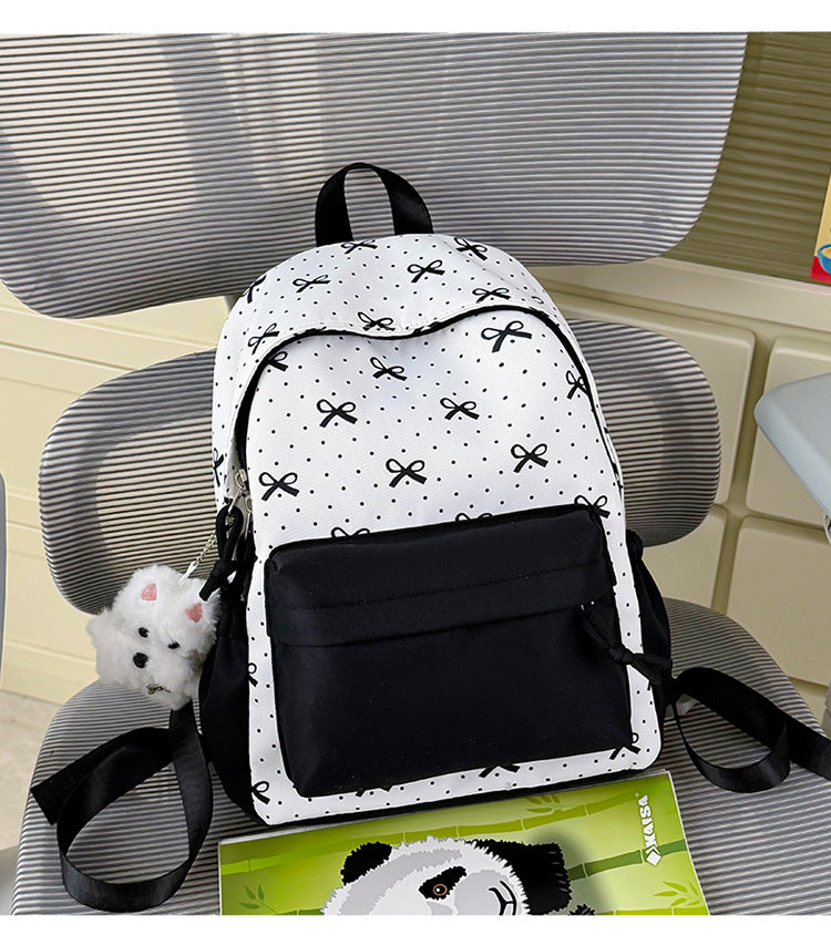 Whimsical Pattern Casual School Backpack Stornfield