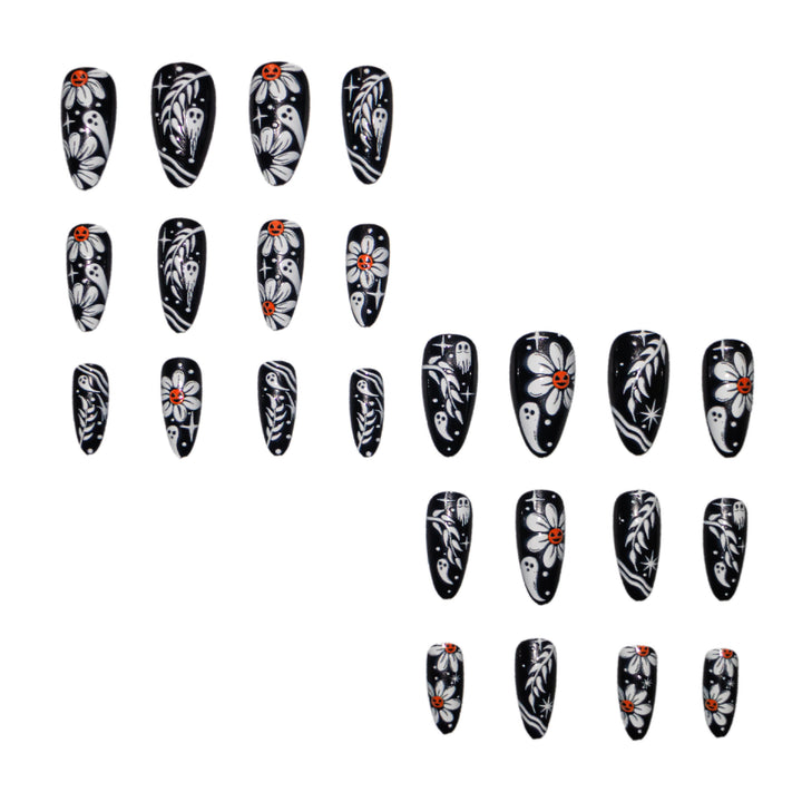 Gothic Floral Nail Art Set