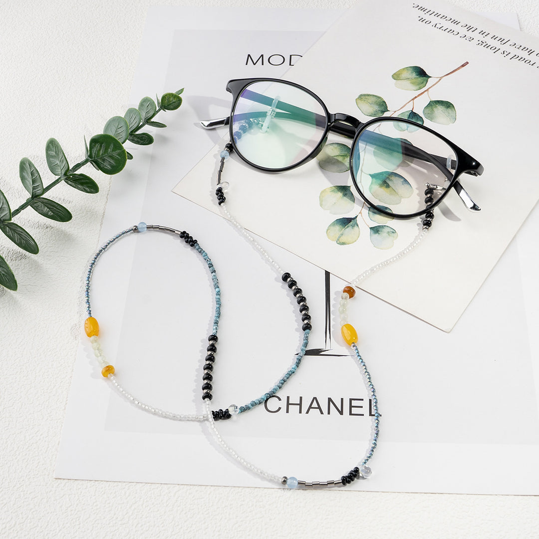 Handcrafted Beaded Eyewear Retainer Chain Stornfield