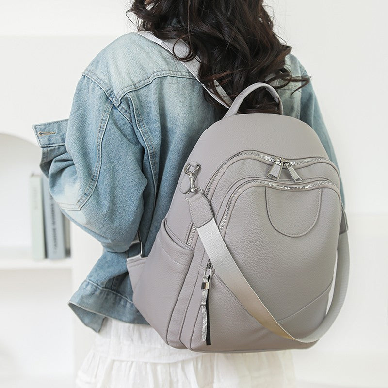 Premium Leather Multi-Functional Backpack Stornfield