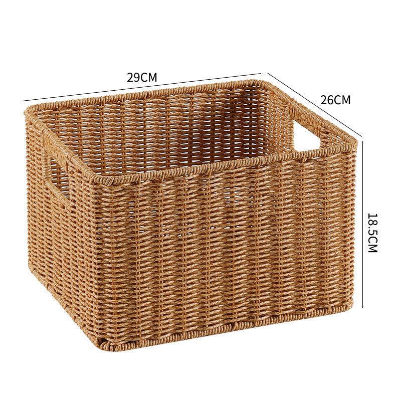 Premium Handwoven Square Storage Basket Stornfield