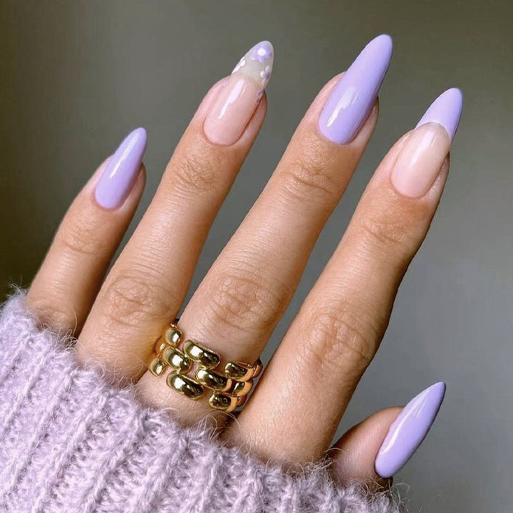 Elegant artificial nails with modern accents Stornfield