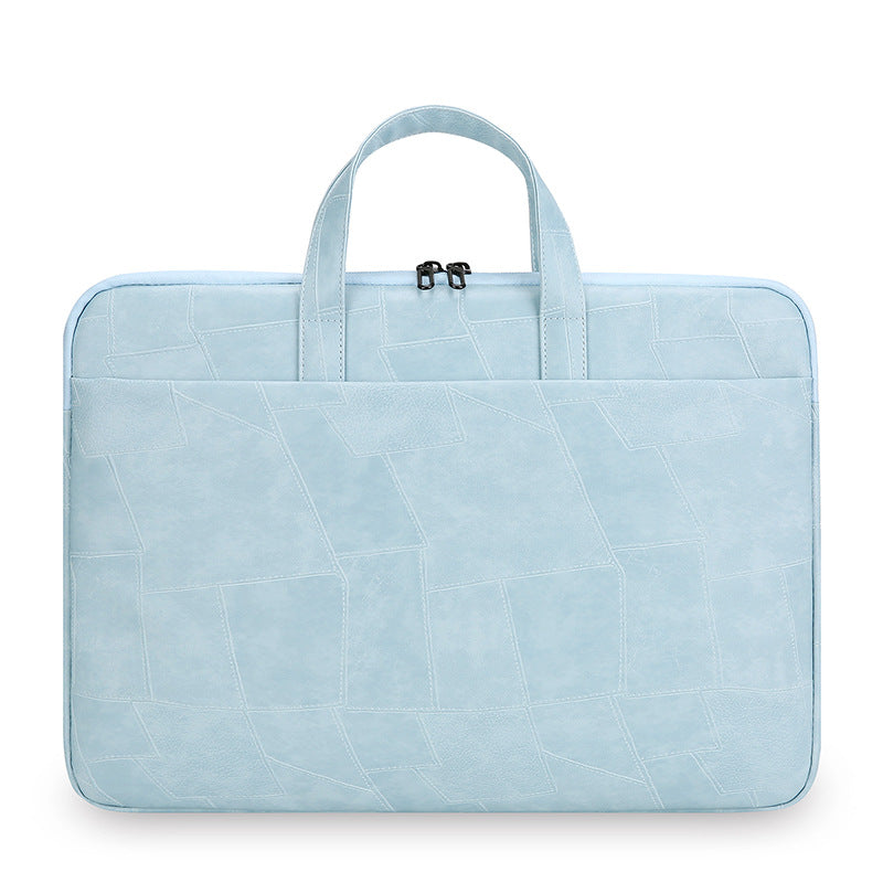 Premium Patchwork Leather Laptop Bag Stornfield