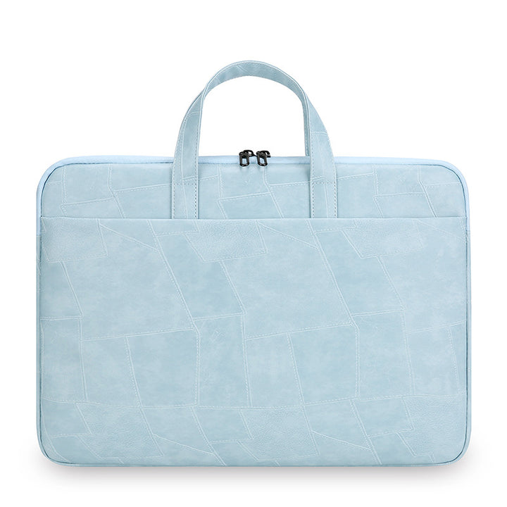 Premium Patchwork Leather Laptop Bag Stornfield