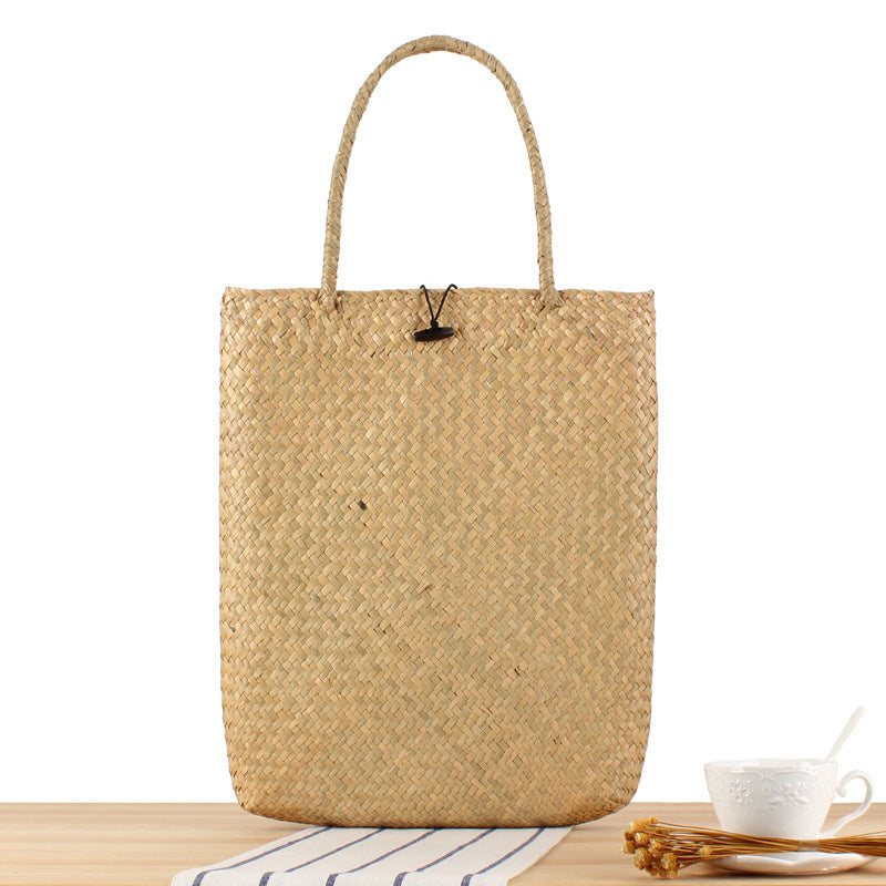 Shopping bag made of woven natural material Stornfield