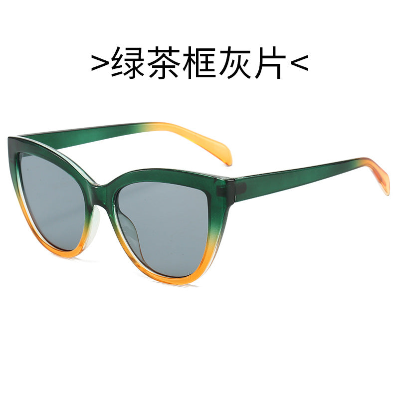 Women's Cat-Eye Sunglasses with Transparent Frame and UV Protection Stornfield