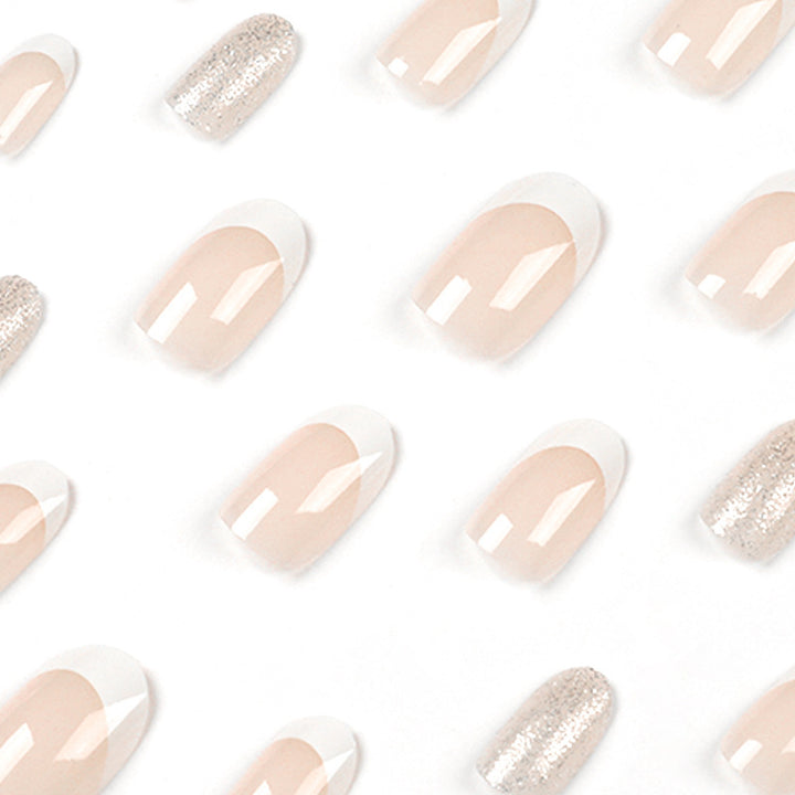 Artistic Nail Extensions with Elegant French Tip Stornfield