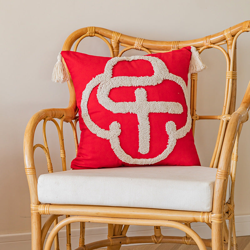 Decorative Bohemian-Style Cushion