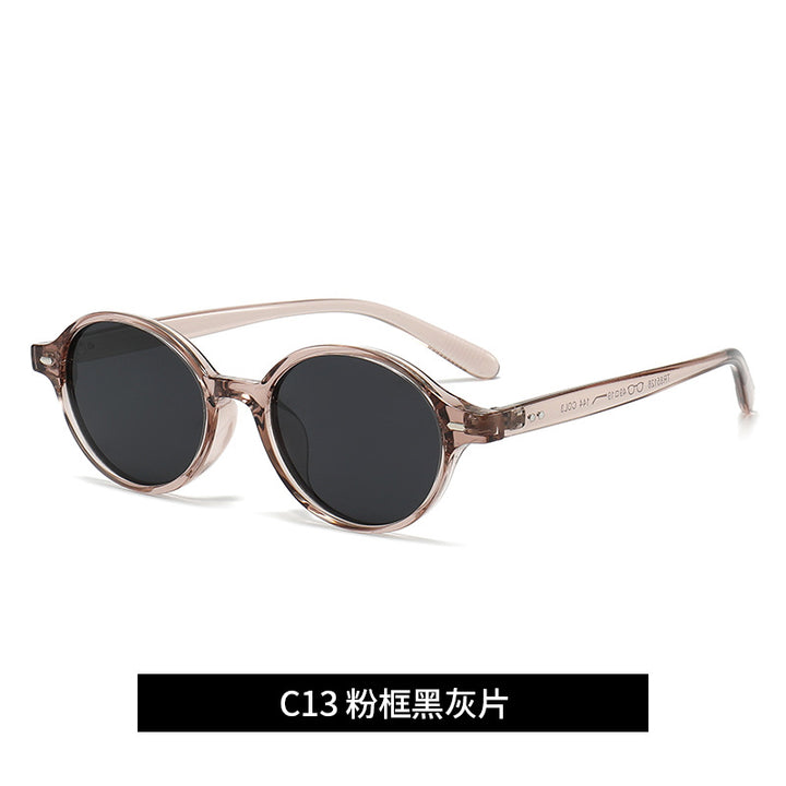 Ladies fashionable sunglasses in classic round design Stornfield