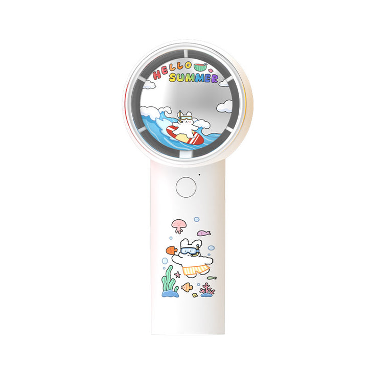 Unisex Portable Mini-Fan with Pet-Friendly Design Stornfield