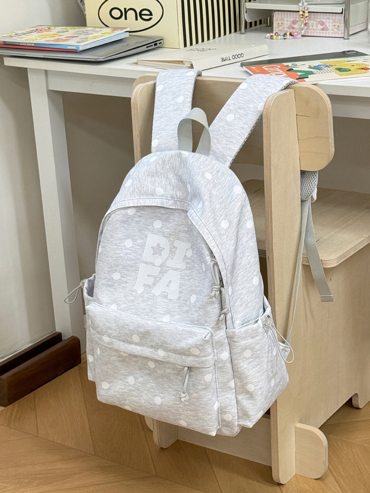 Stylish Star-Print School Backpack Stornfield